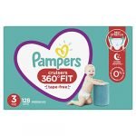 Pampers Cruisers 360 Fit diapers, size 3, 128 count from Amazon