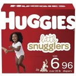 Huggies Little Snugglers diapers, size 6, 96 count from Amazon