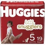 Huggies Little Snugglers diapers, size 5, 19 count from Amazon