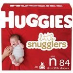 Huggies Little Snugglers diapers, size N, 84 count from Amazon