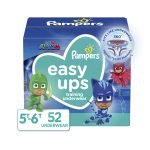 Pampers Easy Ups diapers, size 5T-6T, 52 count from Walmart