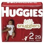 Huggies Little Snugglers diapers, size 2, 29 count from Walgreens