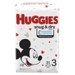 Huggies Snug and Dry diapers, size 3, 31 count from Walgreens