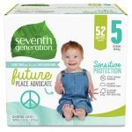 Seventh Generation Sensitive diapers, size 5, 52 count from Walgreens